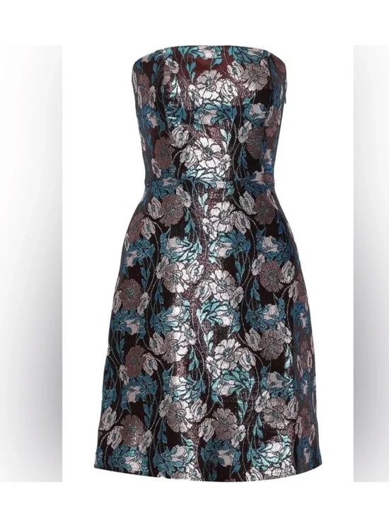 Sachin + Babi Dresses & Skirts - NWT Sachin + Babi Strapless Brocade Mirelle Floral Mini Dress 10
